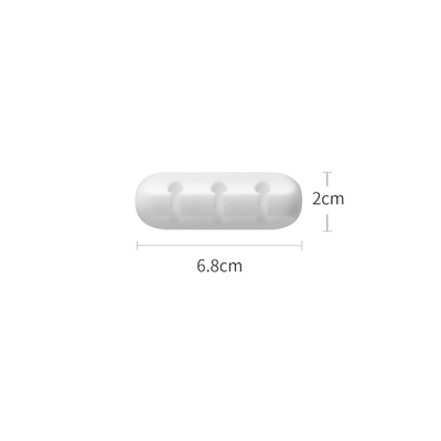 ホワイト-3本収納